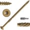 Dayalo 50 Stück Holzschrauben Torx 4,8 x 75 mm, Spanplattenschrauben, Holzbauschrauben, Senkkopfschrauben Holz, Dachkonstruktion Schrauben, Universalschrauben mit Bit, Golden