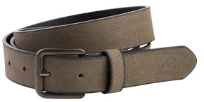 camel active Herren Verstellbarer Ledergürtel | Gürtel mit klassischer Schnalle aus reinem Leder mit Markenlogo - pflegeleicht
