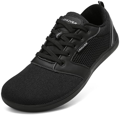 gitzing Barefoot Shoes for Womens Mens Wide Outdoor Trail Minimalist Running Trainers Walking Shoes Lightweight and Breathable Sneakers Unisex