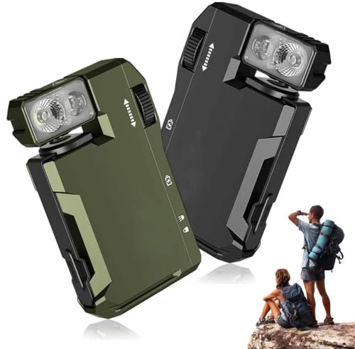 G5 EDC Flashlight Rechargeable,400 Lumens Mini Keychain Flashlight,Portable Pocket Magnetic Light with High RGB Lumens,Fun Mini lighting toolfor Outdoor, Emergency & Daily Carry (Black,Green 2PCS)