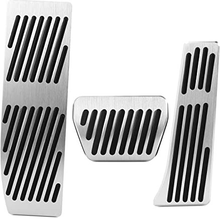 Pédale Pied Voiture Pour BMW Série 1 3 X1 E39 E46 E87 E90 E91 E92 Accélérateur Antidérapant Frein À Gaz Carburant Repose-pieds Pédales Pédales Voiture Couvercle(No Drill 3 piece AT)