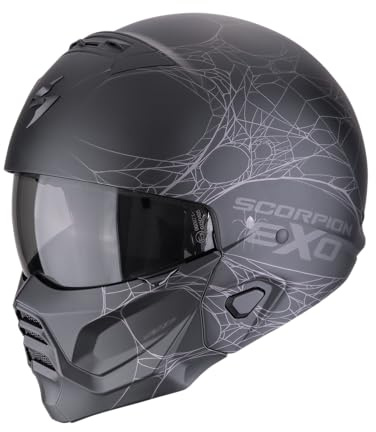 SCORPION EXO-COMBAT II SPIDERWEB Matte Black-Silver L