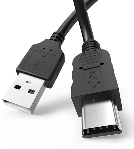 Yaekea Cable Mini USB de repuesto para cargador de controlador PS3 Compatible con Playstation 3 SIXAXIS Wireless/Dualshock 3 Wireless/Move Motion Controller Cable de carga de datos Cord-3.3FT