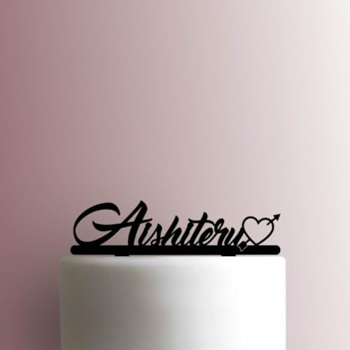 Romanized Japanese I Love YouAcrylic Cake Topper 3mm Thick Premium Laser Cut Cake Decoration for Birthday, Wedding, Baby Shower & Party Cakes Durable Reusable