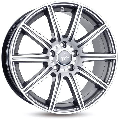 KESKIN KT16 PALLADIUM FRONT POLISH 8,5x19 ET30 5.00x5x112 Hub Hole 66.60 mm - Alu felgen