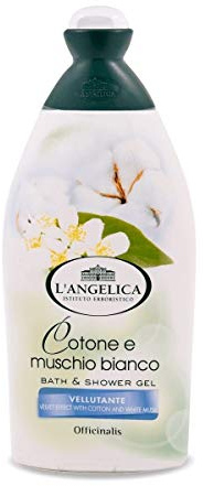 6 X L'angelica gel cotone e muschio bianco schiuma schiuma bagno schiuma 500 ML
