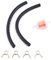 Filtro benzina moto Filtro carburante, kit filtro carburante in linea per serbatoio benzina per fuoribordo Kit filtro olio con tubo flessibile carburante in linea e clip