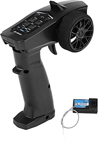 RC Transmitter, 2.4GHZ 3 Channels RC Channel Transmitter and Radio Receiver Control System for RC Car and Boat