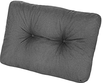 Pillows24 - Palettenkissen - Armlehne 65x40 | Palettenuflage für Palettensofa | Sitz- und Rückenkissen für Europaletten | Palettenmöbel Indoor & Outdoor, UV-beständig | Made in EU | Graphit
