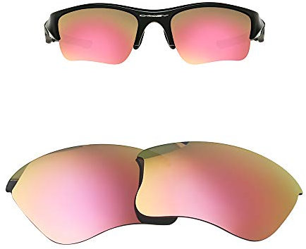 HiCycle2 FOOUS Ersatz-Brillengläser für Oakley Flak Jacket XLJ Polarisiert Sonnenbrille (Pink)