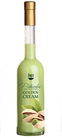 Distilleria Jannamico Golden Cream Pistacchio – Liqueur crémeuse de pistache et de crème. Délicieuse sur des glaces ou des desserts.
