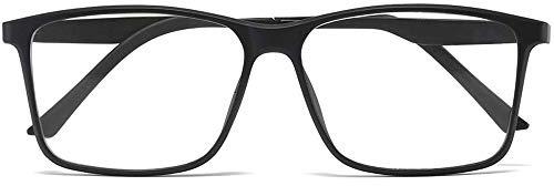 KoKoBin Lesebrille Anti-Blaulicht für Herren und Damen Blaulichtfilter Computer Lesehilfe Federscharnier Tr Brille(Schwarz，+1.0