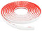 Moulure Quart de Rond Souple Flexible pour le Bords de Mur, les Comptoirs, les Plans de Travail, 1,3 cm, Blanc, 2 cm x 5 mètres