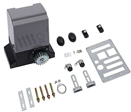 550W / 750W Schiebetorantrieb 1200kg/2000kg Toröffner Torantrieb Tor Antrieb mit Fernbedienung, IP44 Wasserdichter (750 W)