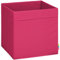 Storanda | Aufbewahrungsbox Regal | Faltbare & Extra Stabile Kallax Boxen Aufbewahrung | Aufbewahrungskorb Regalbox für Würfelregal | Ideal für Zuhause & Kinderzimmer | 33x33x33 cm | Dunkelrot