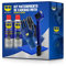WD-40 Specialist Motorbike Kit Mantenimiento Cadena Moto Ambiente Humedo (Limpia Cadenas + Grasa Cadenas + Cepillo + Guantes + Paño), Blue