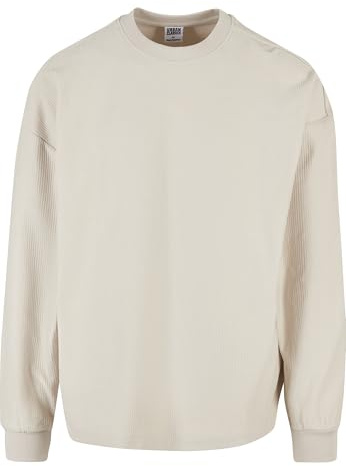 Urban Classics Herren Rib Terry Boxy Crew