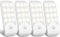 TEAMPD Luz Nocturna, Lámpara Nocturna Recargable con Sensor Movimiento (4 PCs con 12 LED), Luces LED Armario con 3 Modos, Luz Cálida para Armario, Gabinete, Pasillo, Escalera, Sótano, Cocina, Garaje