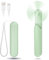 Venforze Mini Fan Handheld, 3 Speeds Rechargeable Quiet HandFan[12-24 Working Hours], Portable Type-C Slider Pocket Personal Small Fan for Travel, Home and Outdoor (Light Green)