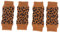 POPETPOP Hundesocken Pfoten-beinschutz 4er-Pack Größe XL Leopardenmuster Stilvolle Haustiersocken Einzigartiges Design Warm Bequem Für