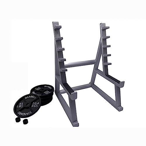 HAZARA mini indoor stand desk barbell ornament office pen squat stand fun barbell holder pen holder gym themed desk pen organiser