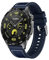 ZoRoll 22mm Cinturino per Huawei Watch GT 5 46mm/GT 5 Pro /GT4 /Ultimate/Buds, Nylon Intrecciato Regolabile Morbido Silicone Sportivo Cinturino per Huawei Watch 5-46mm/4/3 - Blu Navy
