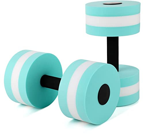 Haltères en Mousse D'eau, 2 Haltères Flottants en EVA, Haltères pour Exercices Aquatiques, Haltères en Mousse D'eau, Outil de Fitness pour Exercices Aquatiques, Exercices de Yoga, Piscine(#3)
