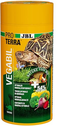 JBL Proterra VEGABIL 1 Liter Hauptfutterchips und Gemüse für alle Landschildkröten