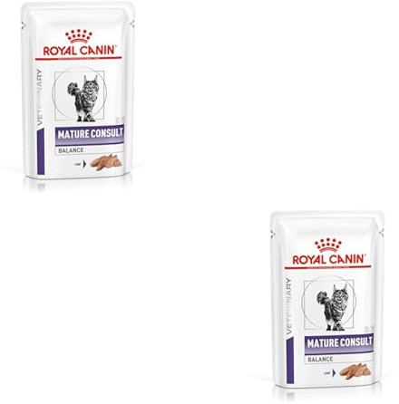 ROYAL CANIN Veterinary Mature Consult Balance | Doppelpack | 2 x 12 x 85 g | Alleinfuttermittel für Katzen | Für kastrierte ältere Katzen oder mit Neigung zur Gewichtszunahme
