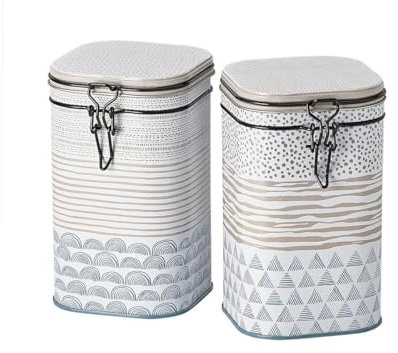 Cha Cult ® 2er Dosen Set Montana mit Aroma-Bügelverschluss, 2-fach sortiert, für ca.250g