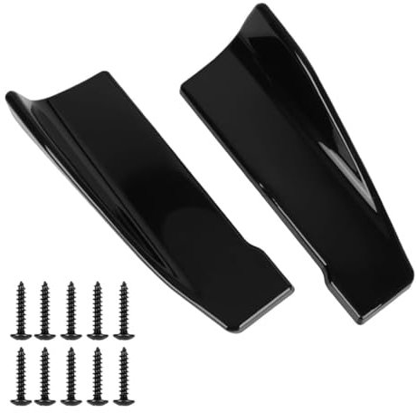 XZQSJHP Auto Seitenschweller für BMW 5 Series F10+F11 2010-2017, Seitenrock Flügeldiffusor Antikollisions Kratzfest Seitenschürze Trittbretter Splitter Diffusor Zubehör,A-Black