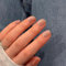 Nude False Nails Glitter, SXVME Cat Eye Press on Nails Short Square, Sparkly Shiny Fake Nails With Design, Cute Bling Glue on Nails Short Coffin Stick on Nails for Women Daily Holiday Wear, 30 Pcs