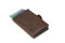 REFENCH RFID-blockierende Pop-Up Kartenhalter Geldbörse für Herren – Schlanke automatische Ausweishülle mit Geldband | Minimalistisches Design in Leder Braun & Carbonfaser Schwarz (Leather Brown)