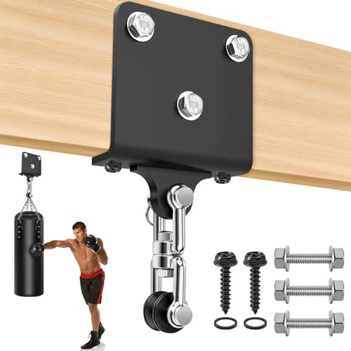 CEOTIS Punching Bag Hanger,Heavy Punching Boxing Bag Hanger,Boxing Bag Bracket Beam Mount Heavy Bag Hanging Hook Hardware for Speeding Exercise Muay Thai Training Swing Hammock Chair Aerial Yoga Swing