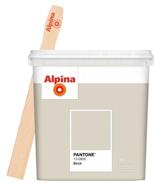 Alpina PANTONE Birch – Wandfarbe – inkl. gratis Rührholz – 5 Liter