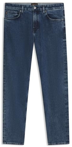 BOSS Herren RE.Maine BO Maine Regular-Fit Jeans aus bequemem blauem Stretch-Denim Blau 33/30
