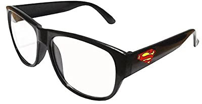 Generique - Clark Kent-Rahmenbrille Kostümzubehör schwarz