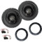 sound-way Par de Altavoces de 2 vías de 165 mm con adaptadores para radios de Coche compatibles con Audi Q3, Volkswagen Golf, T5, Passat, Touareg, Bettle, Skoda Yeti, Superb, Kodiak, Seat Ateca