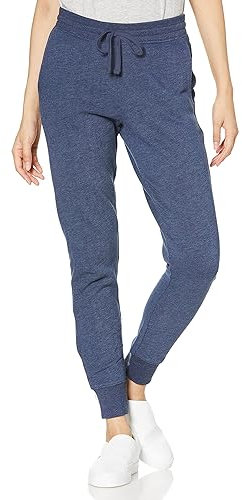 Amazon Essentials Damen Fleece-Jogginghose Mit Bündchen (In Übergrößen Erhältlich), Marineblau Heidekraut, XXL
