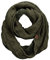 C.C Damen Warmer Winter Unendlichkeitsschal mit Sherpa Futter, Dunkel Olivegrün
