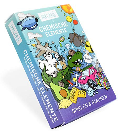 JAKLARO! Chemische Elemente, das schlaue Kartenspiel. Gesellschaftsspiel zum 150 jährigen Jubiläum des Periodensystems der Elemente.
