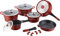 Royalty Line Keramik MARMOR KOCHTOPFSET TOPFSET 14 TEILIG 5 Sterne Burgundy