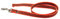Gummierte Leine ohne Handschlaufe - neon orange, 100 cm (1 m)