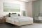 Talamo Italia - Doppelbett Adele, Stoffbett mit Stauraum, Frontöffnung, inklusive Matratze 140 x 190 cm, 100 % Made in Italy, Beige