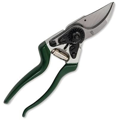 Spear & Jackson 6459KEW Kew Gardens Collection Left-Handed Secateurs, Army-green