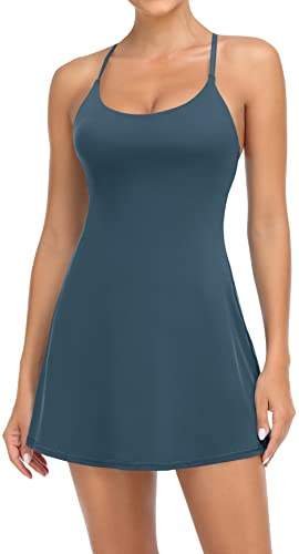 JAFINSY Easy Pee Damen-Tenniskleid, Blue-Easy Peezy, Groß