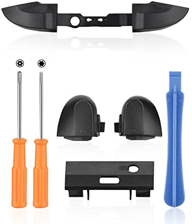 Controller Bumper Replacement for Xbox Series X/S, Mellbree LB RB LT RT Bumper Trigger Buttons Repair Kit with needed screwdrivers and spudgers Compatible with Xbox Series X & Xbox Series S Controller
