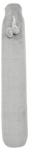 REFROMAX 52x9.5cm Chauffe-Mains Extra Long Sac de Bouteille d'eau Chaude avec Couverture en Flanelle Pieds de la Main réchauffement de l'eau Sac de Remplissage d'eau Chaude 1l-D-1000ml
