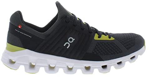 On Men's Cloudswift Sneakers, Magnet/Citron-black, 12 UK