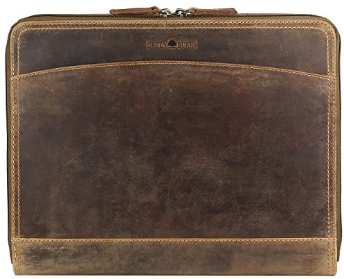 Greenburry Vintage Manager Dokumappe Laptop Leder